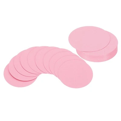 Cercle en carton épais de 2 pouces, 36 pièces pour coasters en papier rose - Photo 1/4