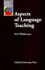 Aspects of Language Teaching (Oxford Applied Linguistics), Widdowson, H. G., Use