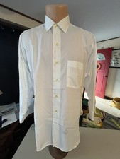 1960S Arrow Decton Sanforized Button Up Shirt Union Made USA 15.2/30 Selvedge