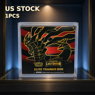 Acrylic Display Case for Pokemon ETB Elite Trainer Box Clear Protector Case