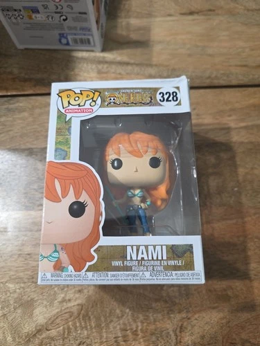 Damaged Box. Perfect Figure! Funko Pop! Animation: One Piece Nami #328 Figure