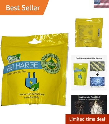 Recharge 8oz Mycorrhizae Soil Inoculant - Boost Nutrient Uptake & Root Growth