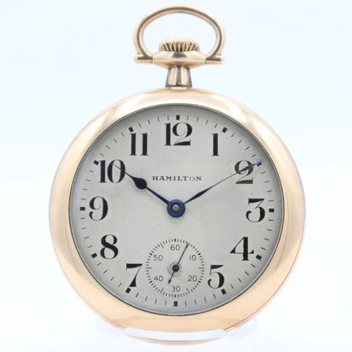 Antique 18s 1920 Hamilton 21 Jewel Mechanical Railroad Pocket Watch 940 USA