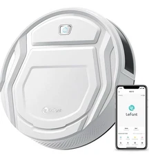 Lefant Robot Vacuum Cleaner, Strong Suction, 120 Mins Runtime, Slim, Low Noise, 
