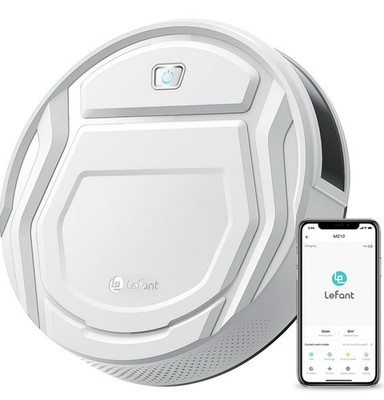 Lefant Robot Vacuum Cleaner, Strong Suction, 120 Mins Runtime, Slim, Low Noise, 