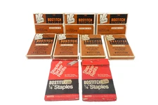 Mixed Lot of Vintage Staple Gun Staples Bostitch ¼” STCR 5019 ½” 1M 1000 Count