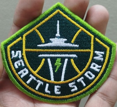 Seattle Storm WNBA Team Logo Iron On Patch - Sew Patch - Embroidered Patch