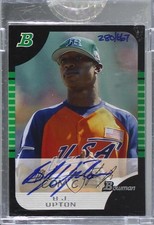 2006 Bowman Originals 280/667 BJ Upton (2005 Draft) #BDP142 Buyback Auto 3c7
