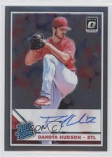 2019 Panini Donruss Optic Rated Rookie Signatures Dakota Hudson #RRS-DH Auto 0x1