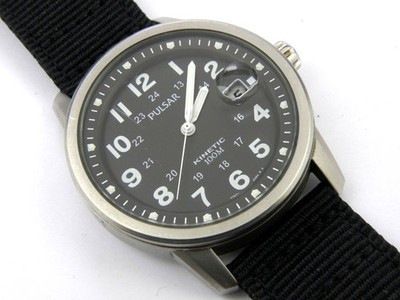 Pulsar YT57-X022 Men's Kinetic Military Divers Watch - 100m | eBay