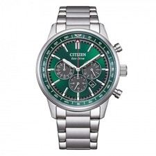 CITIZEN ECO-DRIVE AVIATOR OROLOGIO DA UOMO CRONOGRAFO IN ACCIAIO CA4720-52X