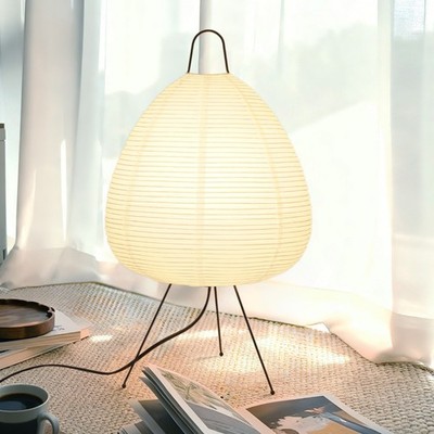 9''Minimalist Alien Spaceship Light, Rice Paper Table Lamp, Single Head Lighting