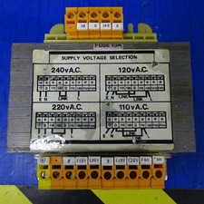 Control Panel Transformer 500VA 5060 Hz input 110v to 240v output 9v  24v