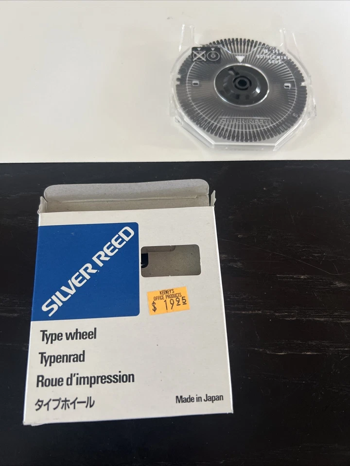 Silver reed Type Wheel 15p Gothic mini - Image 3 of 4