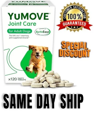 YuMove Joint Care Supplement for Adult Dogs 120-Tablets [Same Day Shipping]