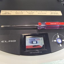 ELMO P30S Visual Presenter Document Camera 16x Zoom LCD Tested Working