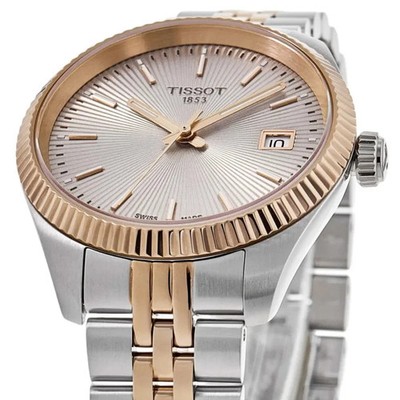 New Tissot Ballade Quartz Silver Dial Women display picture 3