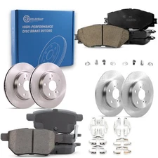 Front and Rear Brake Pads and Rotors Kit for Scion xB