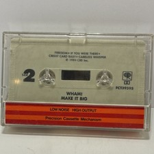 Wham Make It Big Cassette Tape Pop CBS Inc. FCT39595 1984 Beige 1980s Album