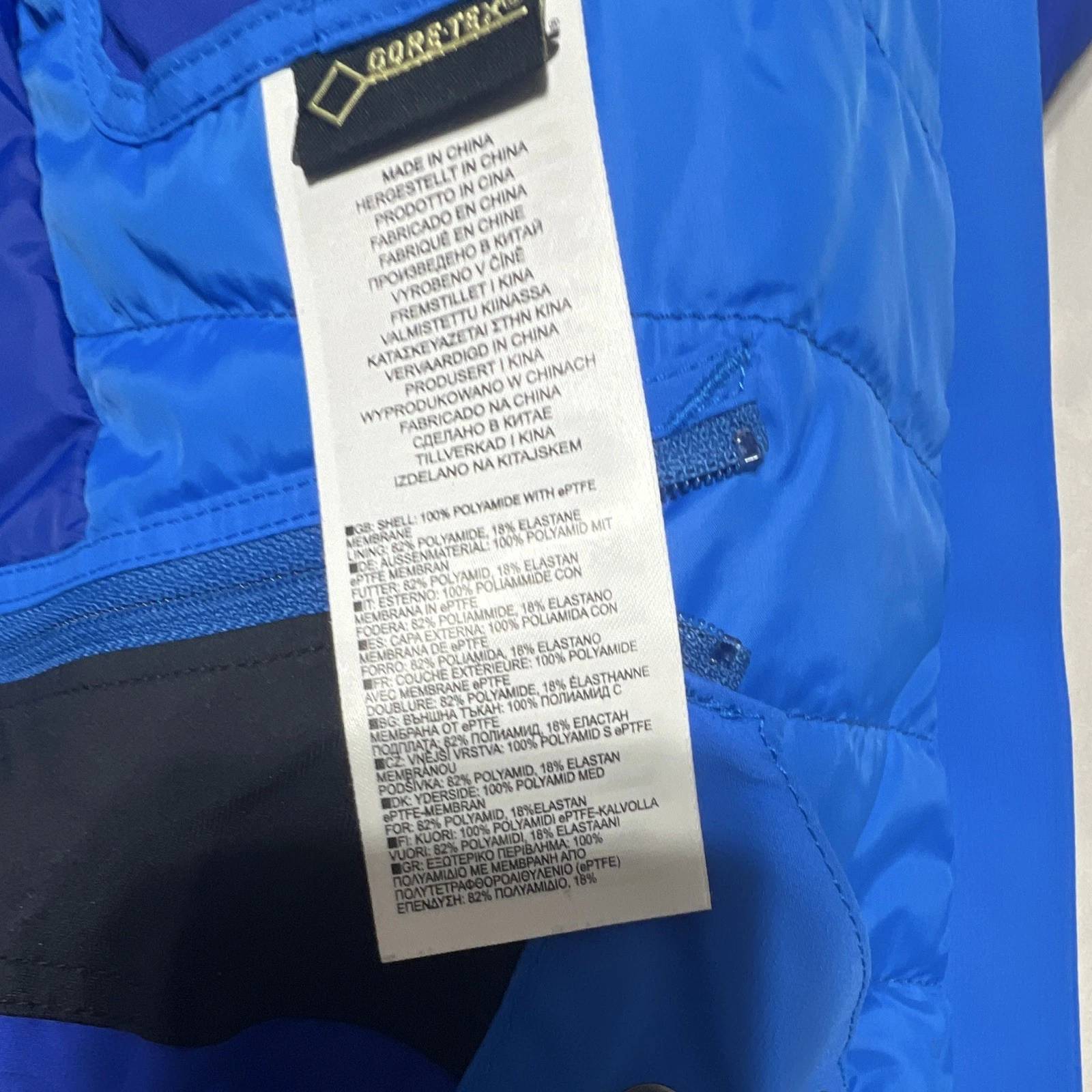 Berghaus Men's Gore-Tex Twilight Blue Hydroloft Elite Gore-Tex Jacket - product detail image 8