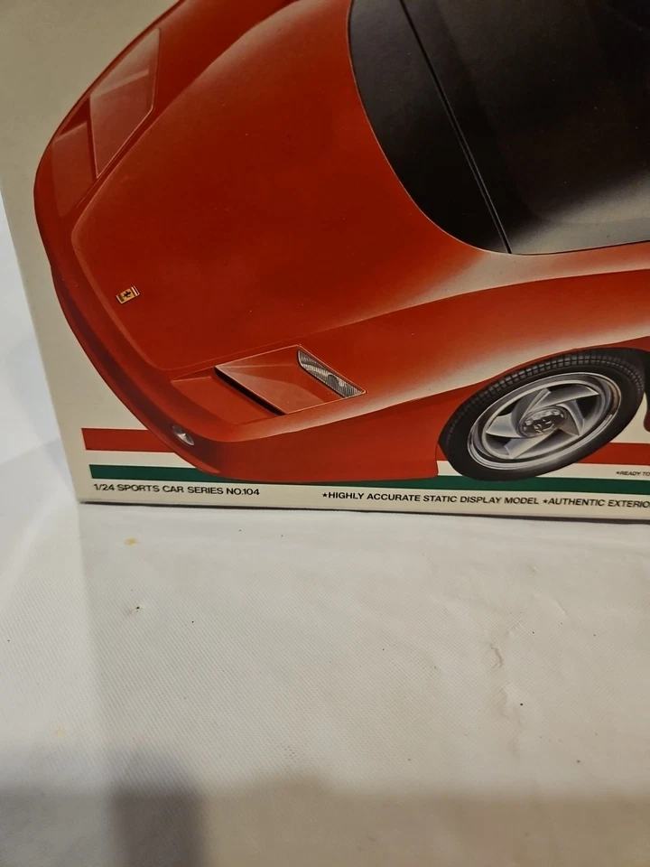 1991 Tamiya Ferrari Mythos by Pininfarina 1:24 Model Kit #24104 - Image 4 of 4