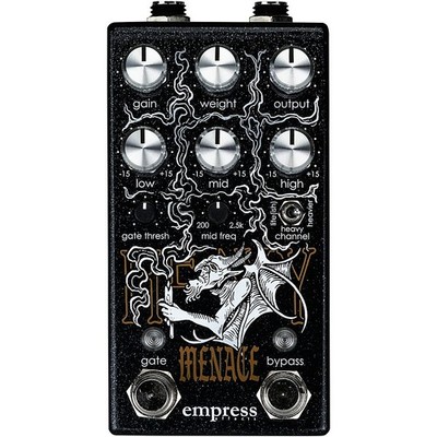 Empress Effects Heavy Menace Distortion Effects Pedal Black