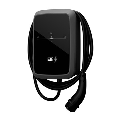Elli Charger Pro 2 Wallbox mit Typ-2 Kabel 7,5m App PV Laden LTE MID Stromzähler