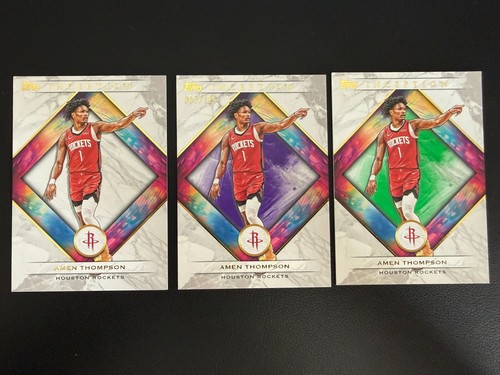 Amen Thompson Purple #8 2025-26 Topps Inception Houston Rockets /125