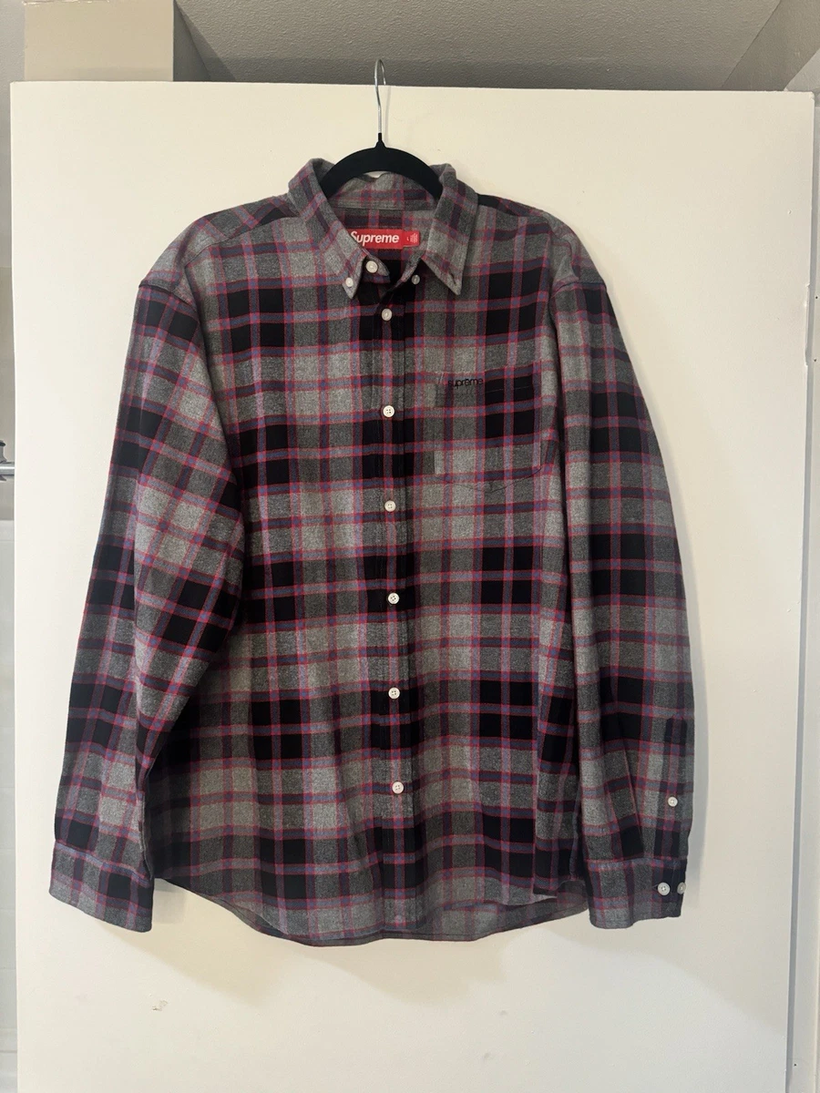 Supreme Long Sleeve Button-Up Casual Button-Down Shirts for Men