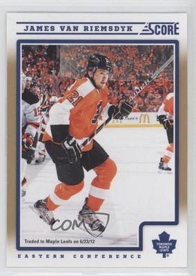 2012-13 Score Gold Rush James van Riemsdyk #438 0a4