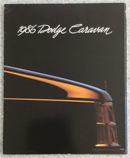 DODGE Caravan LF USA Car Sales Brochure For 1986  81-205-6016 8/85 (400M)