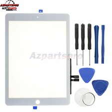 For iPad 6 6th Gen A1893 A1954 Touch Screen Glass Digitizer Replacement White