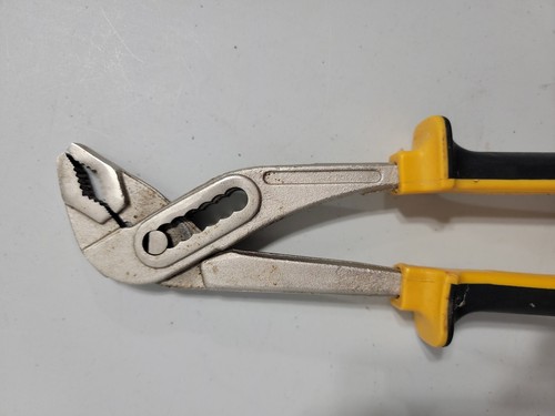 WorkForce 10" Groove Yellow Handle Adjustable Joint Pliers Good VPA GS Germany - Picture 10 of 12