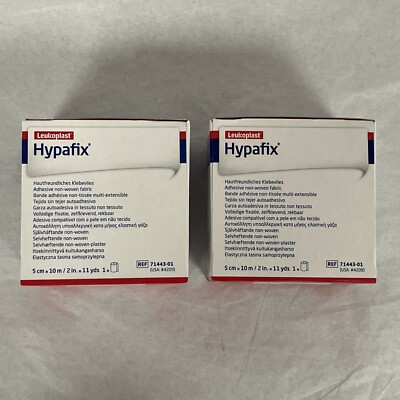 BSN #71443-01 Leukoplast Hypafix 4209 Non-Woven Fabric Dressing 2'' x11yd - 2 pcs