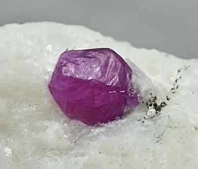 Superb Quality Natural Two Ruby Crystal With Pyrite On Matrix 150 Gram