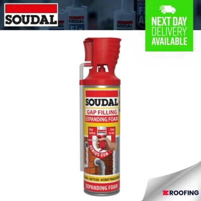 Soudal Genius Gun Gap Filling All-Purpose Polyurethane Expanding Foam 500ml