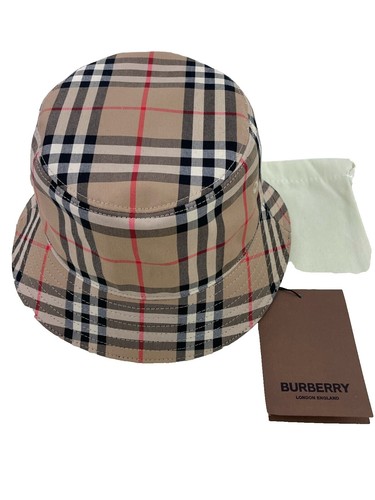帽子 Supreme Burberry Crusher M/L NEW Supreme Burberry Crusher Black Size S/M NWT SS22 | Very Rare
