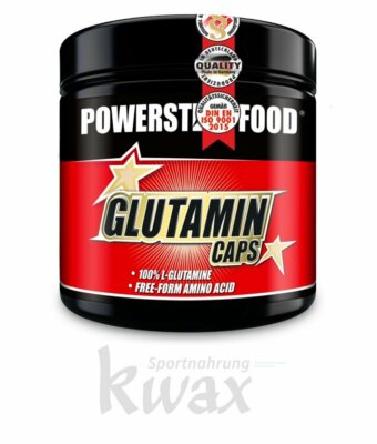(EUR 86,33/kg) Powerstar Food Glutamin Caps - 300 Kapseln
