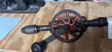 Vintage Hand Drill Egg Beater Crank Style Antique Collectible