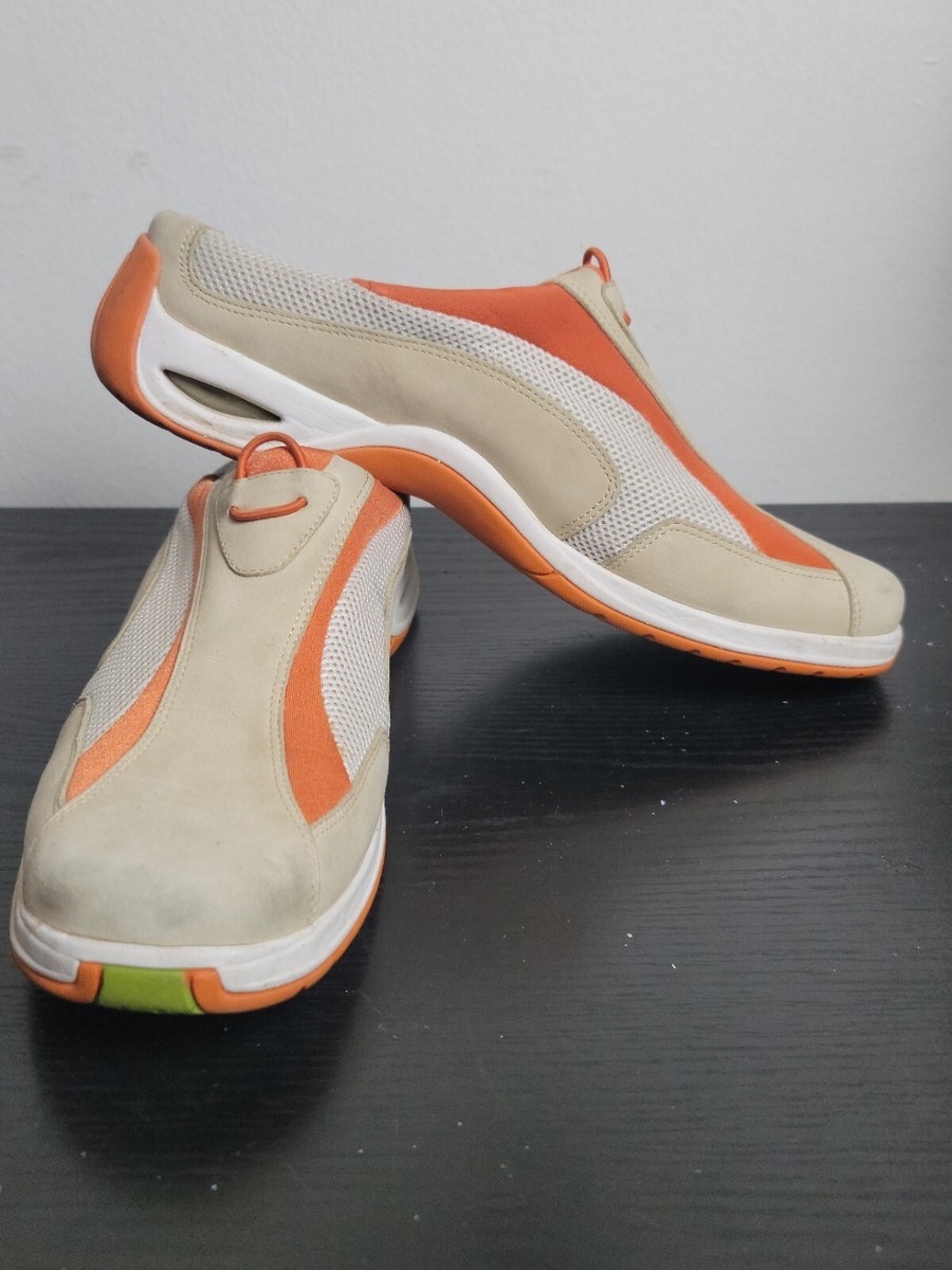 Cole Haan Gray and Orange Slip-On Shoes ZERØGRAND Flex Slip-On Sneaker-W21227-TITANIUM STITCHLITE  main image 2