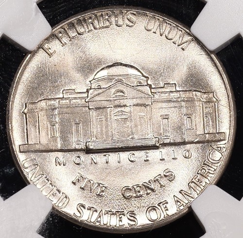 1971-D Jefferson Five Cent 5c - NGC GRADED MS66 5FS - Picture 4 of 4