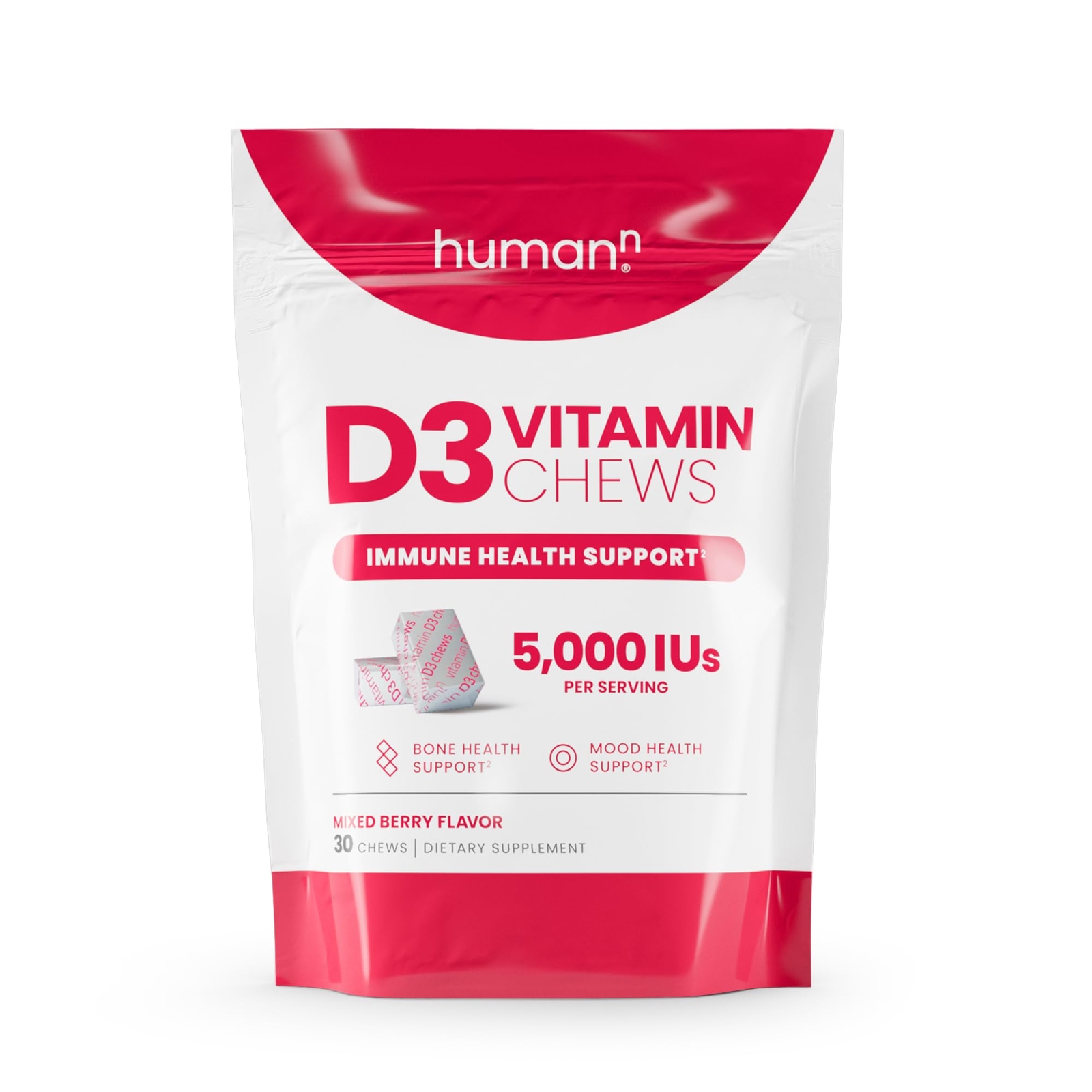 Vitamin D3 Chews - High Potency Vitamin D3 5000iu 125mcg Helps Support Health...
