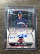 2023 Bowman Chrome #CPA-HC Hendry Chivilli 1st Chrome Prospect Auto B3