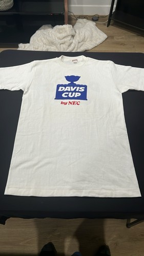 vintage 80s shirt Davis Cup Mizuno Single Stitch T Shirt