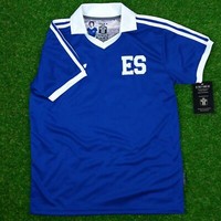 El Salvador (Soccer Jersey) Camisa de Futbol Retro 1982 (LOOSE FIT) 2