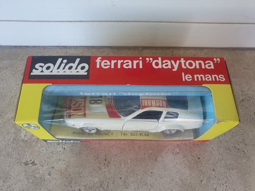SOLIDO - FERRARI DAYTONA LE MANS- NO MEBETOYS POLITOYS MERCURY DINKY CORGI NOREV - Foto 15 di 19