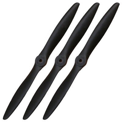 XOAR PJG 13x6 RC Model Airplane Propeller 13 Inch Nylon Nitro Glow Prop (3-Pack)