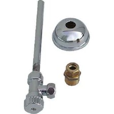 RUBINETTO WC   IN OTTONE CROMATO PER CASSETTA WC 1/2"X3/8"ø10