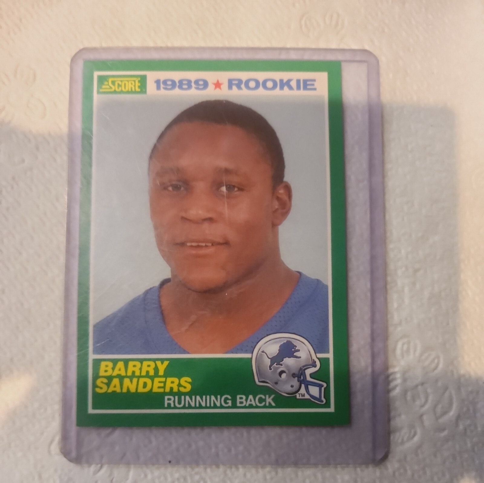 1989 Score - #257 Barry Sanders (RC)