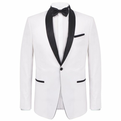 nero 56 smoking Vidaxl shirt 2 taglia pezzi uomo formale 8718475516248 T bianco da Smoking 1wvtxv